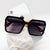 Damen Modische Sonnenbrille mit markantem eckigen Rahmen und luxuriösen Akzenten Brehn