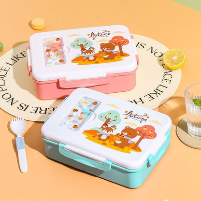 Kreative Wald-Themen Bento Box