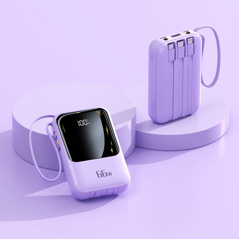 Tragbare Powerbank mit Schneller Ladefunktion und Digitaler Anzeige Brehn