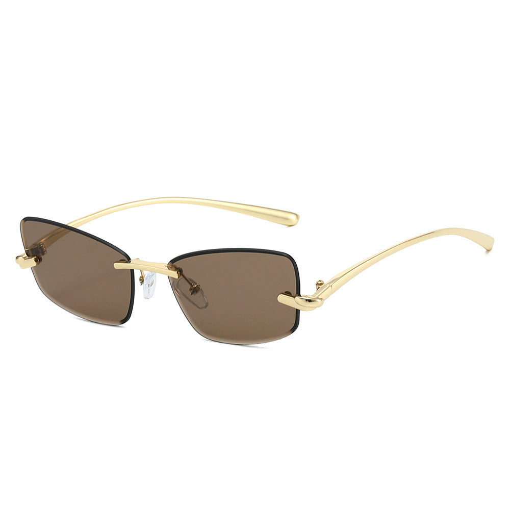 Luxuriöse Sonnenbrille mit weitem Rand Brehn