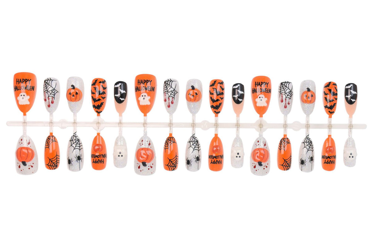 Kunstnagelset mit Halloween-Motiven Brehn 1787560980
