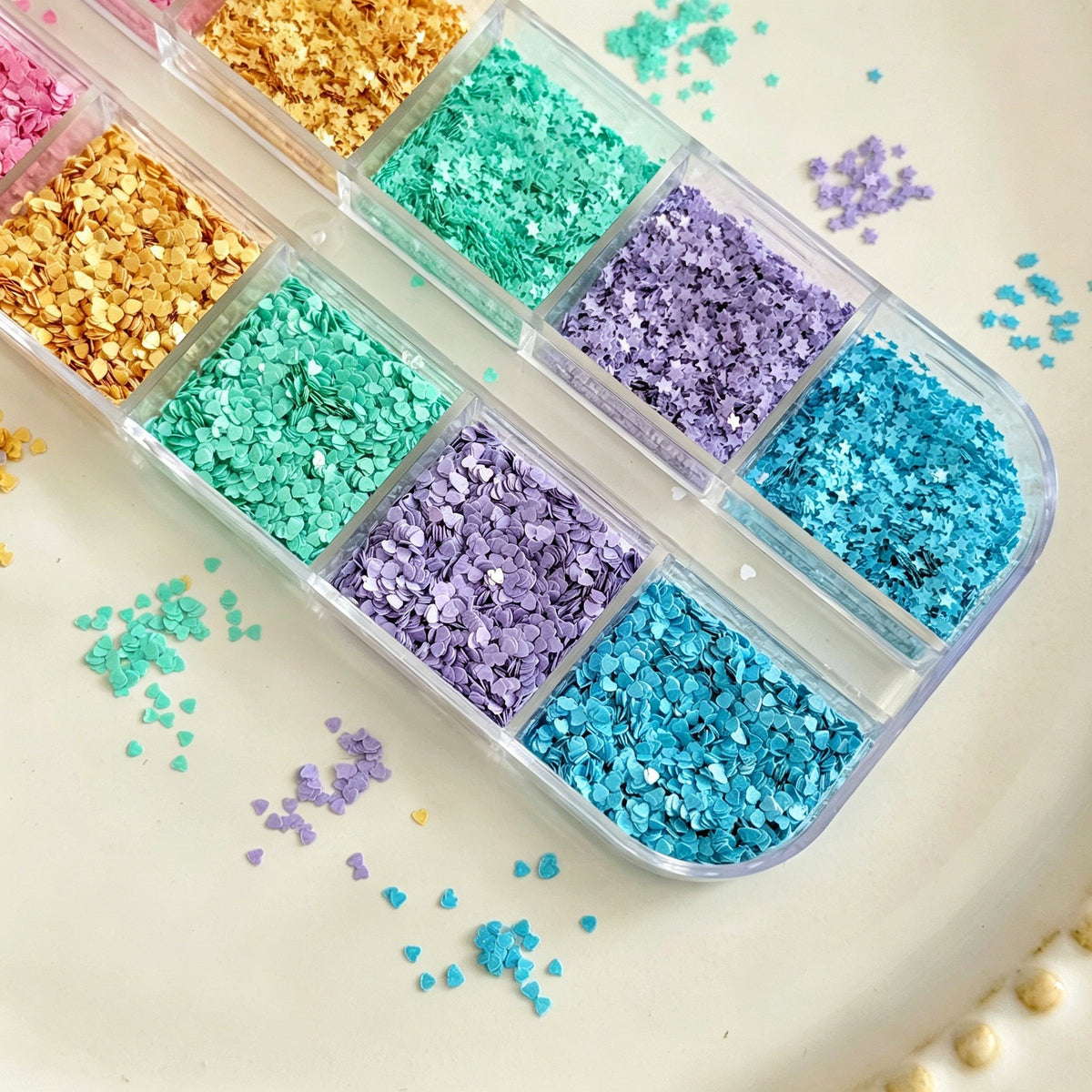 Premium Nail Art Glitter Set