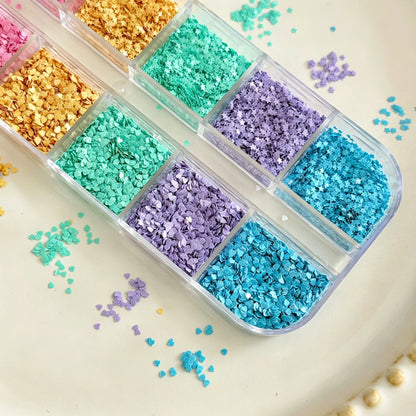 Premium Nail Art Glitter Set