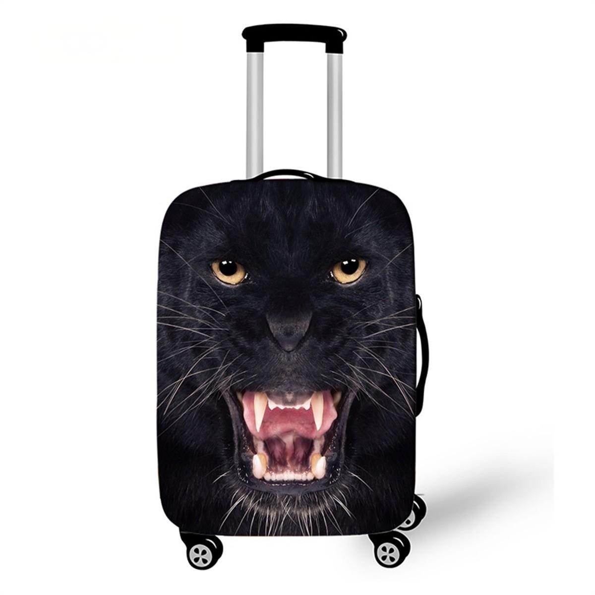 Damen Hartschalenreisekoffer mit kreativem Katzenmotivanreiz Brehn