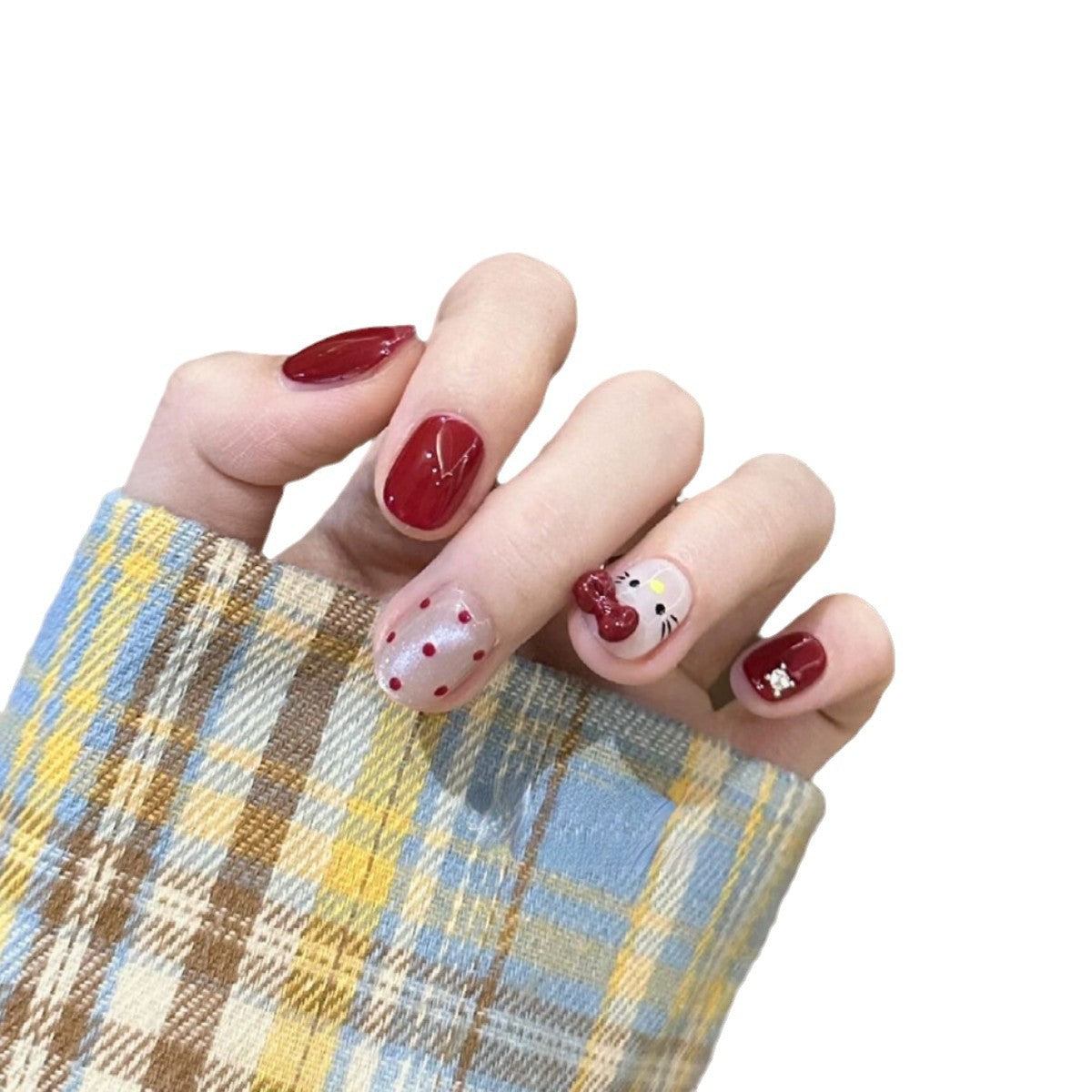 Kunstnagelset mit Verspielten Motiven Brehn
