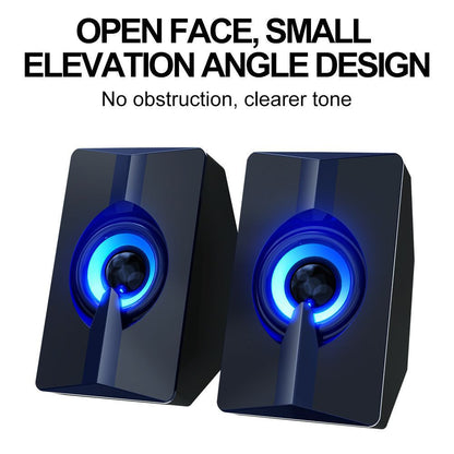 Bluetooth-Desktop-Lautsprecher mit LED-Lichteffekten Brehn