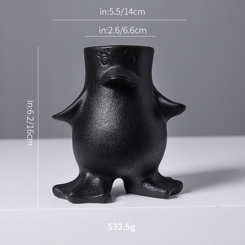 Skurriger dekorativer Vogelblumentopf Brehn