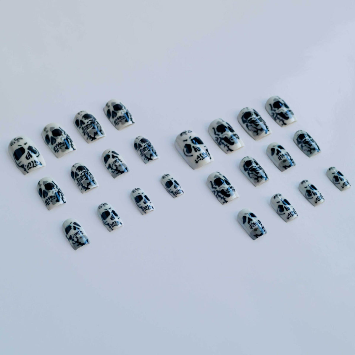 Gothic Skull Nagelkunst Set