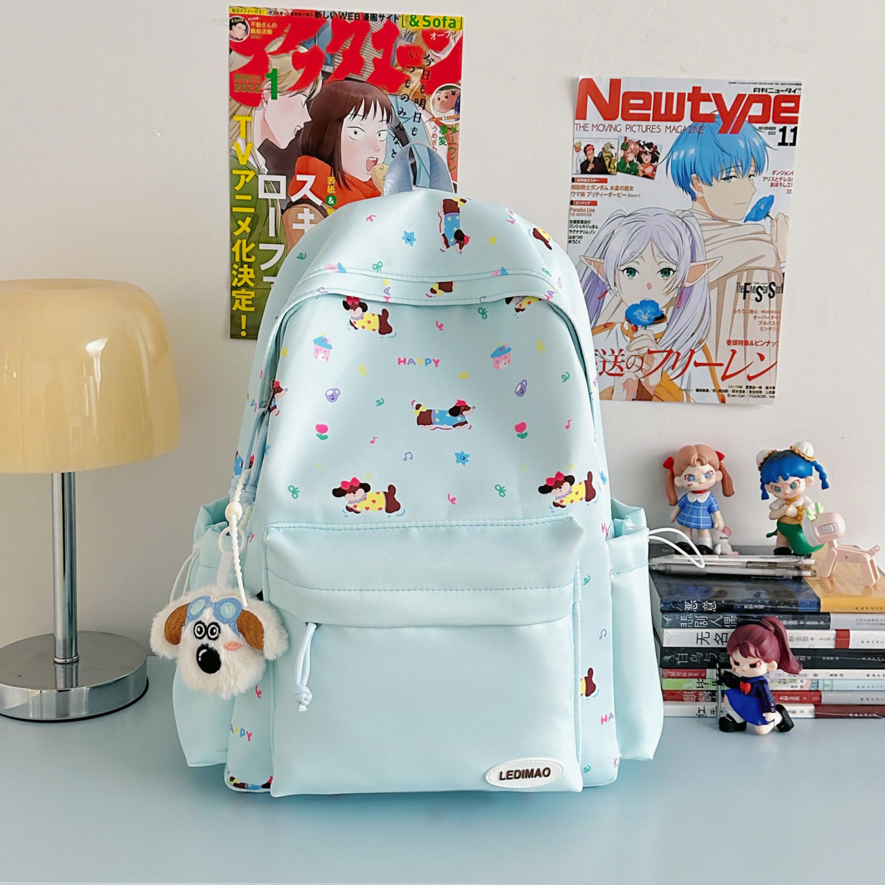 Verspielter illustrierter Kinder-Rucksack