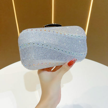Rhinestone-besetzte Clutch-Tasche