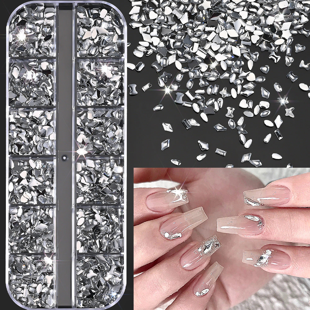 Nagelkunst Dekorative Edelsteinset