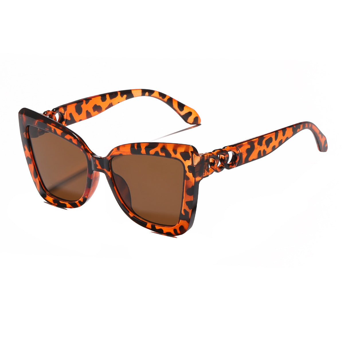 Damen modische Sonnenbrille mit auffälligem Design und robustem Rahmen Brehn