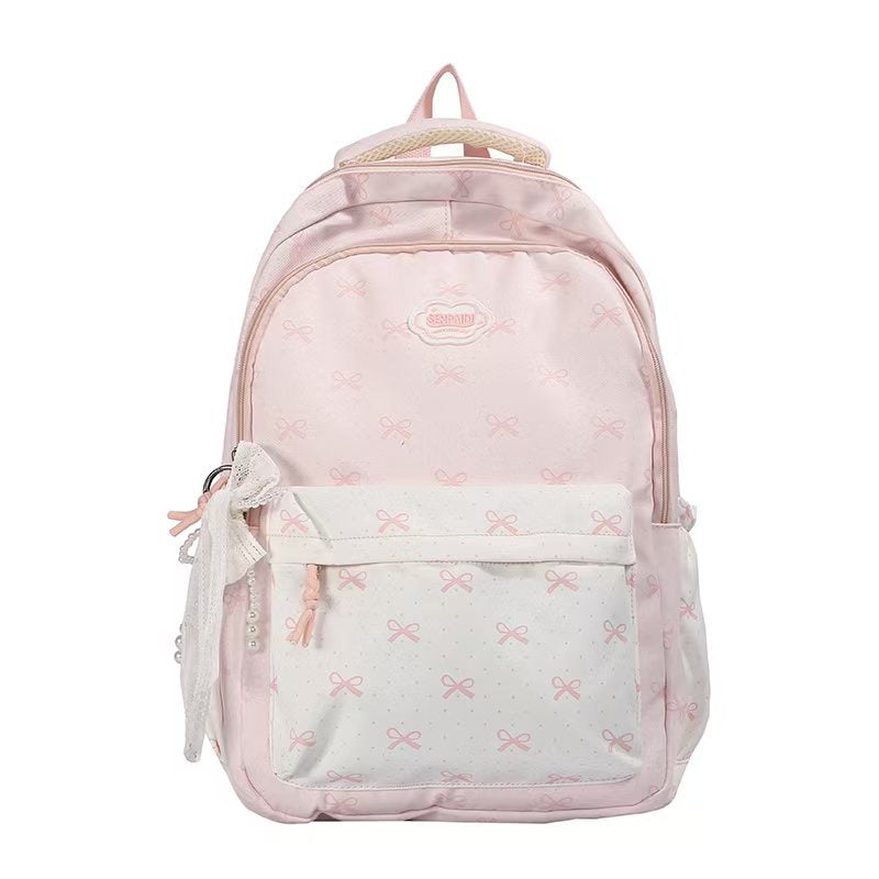 Süße Schleifenmuster Schulrucksack Brehn