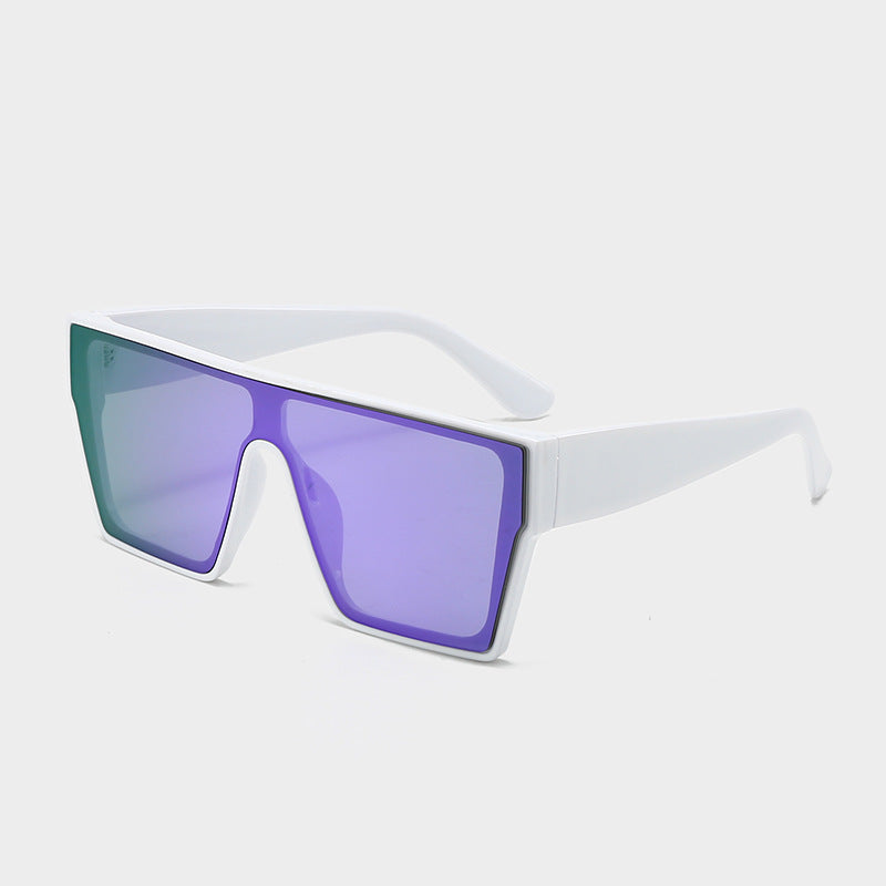 Damen modische Sonnenbrille mit angularen Gläsern Brehn