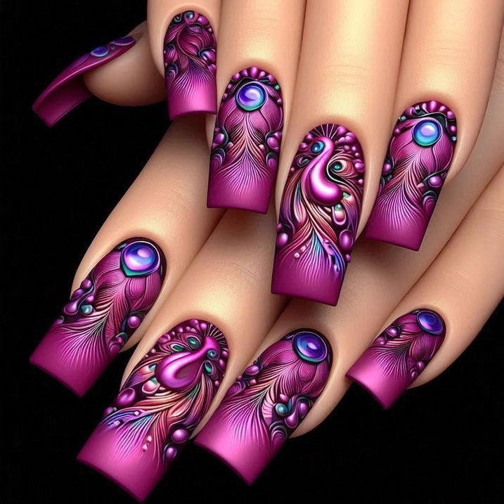 Elegante Kunstnagelverzierung Brehn