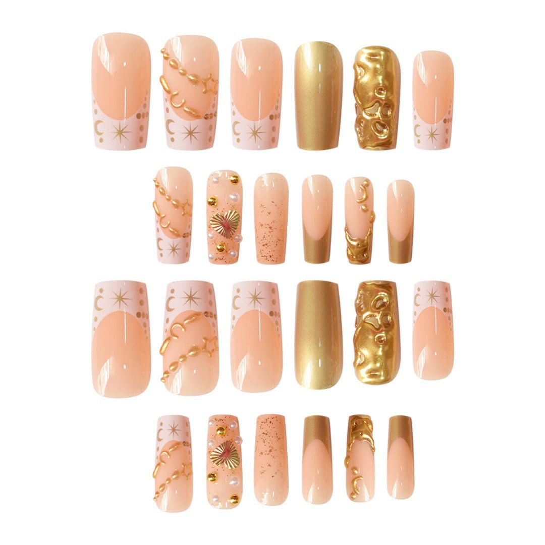 Premium Dekorative Press-On Nagelkunst Brehn