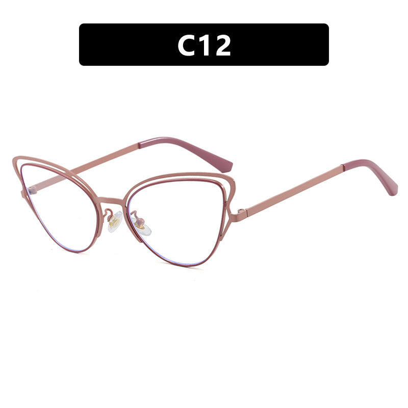 Damen Cat-Eye Brille mit edlem Metallrahmen und komfortabler Passform Brehn