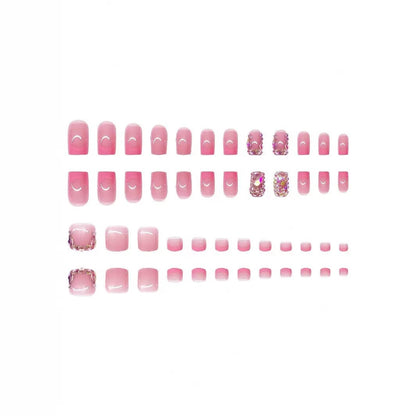 Dekoratives Nagelkunst-Set mit Strass-Akzenten Brehn