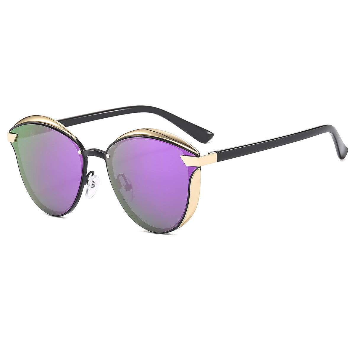 Damen Designer-Sonnenbrille mit edlem Facettendesign und hochwertigem UV-Schutz Brehn