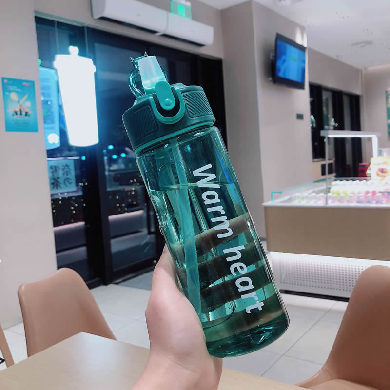 Damen Praktische Trinkflasche mit Tragegriff und Auslaufschutz Brehn