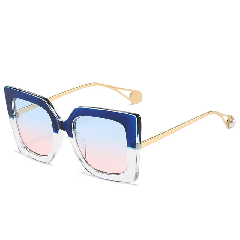 Oversized Geometrische Mode Sonnenbrille Brehn