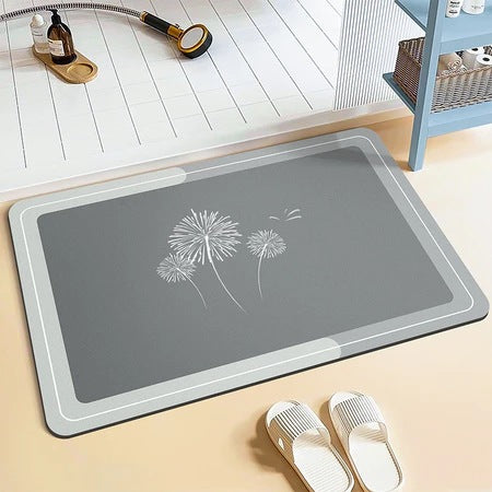 Rutschfeste Blumendesign Badematte