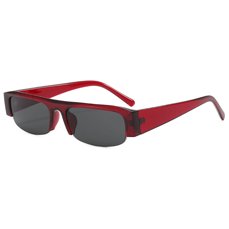 Zeitgenössische retro-inspirierte Flachlinsen-Sonnenbrille Brehn