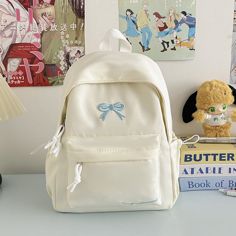 Chic Bow-Accent Rucksack Brehn
