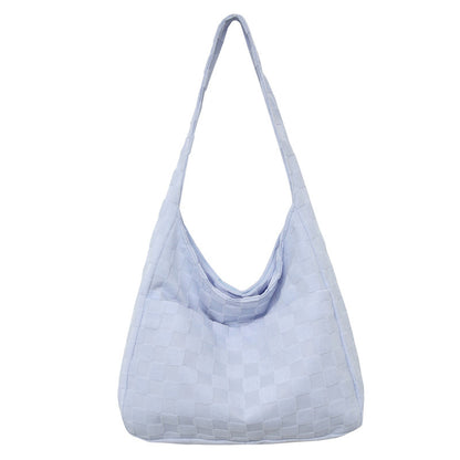 Stylische karos-muster hobo-tasche