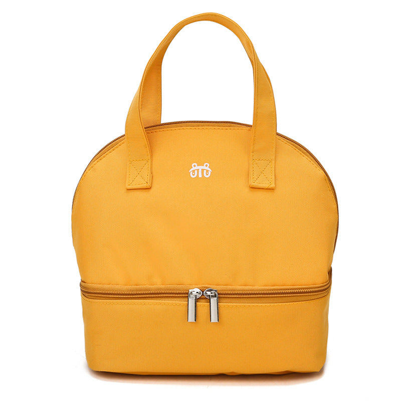 Damen isolierte Kühltasche mit praktischem doppelt zip-Design Brehn