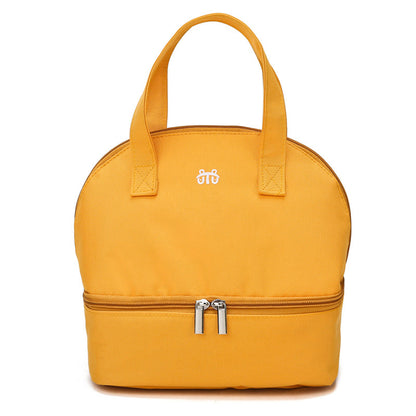Damen isolierte Kühltasche mit praktischem doppelt zip-Design Brehn