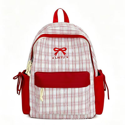 Karo-Muster Rucksack Brehn