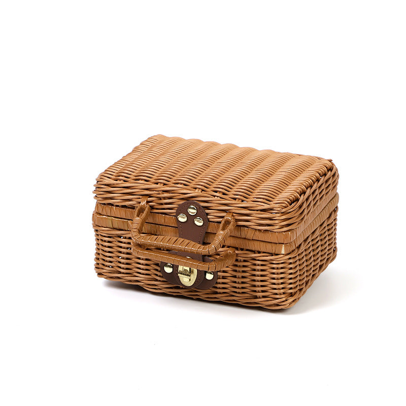 Dekorative Geflochtene Andenkenbox Brehn