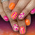 Vibrant Floral Nail Art Kit Brehn