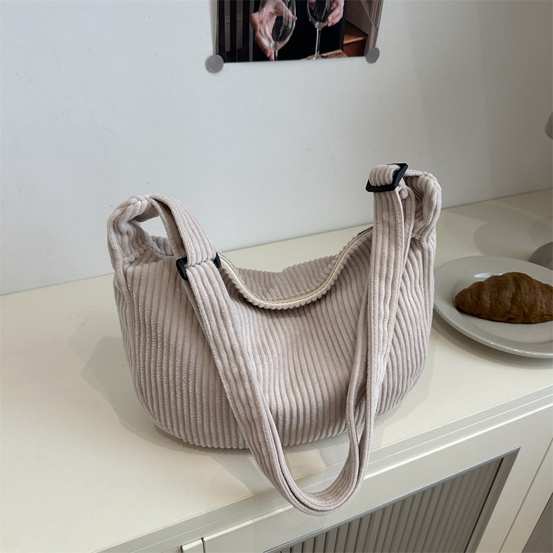 Corduroy Hobo Tasche