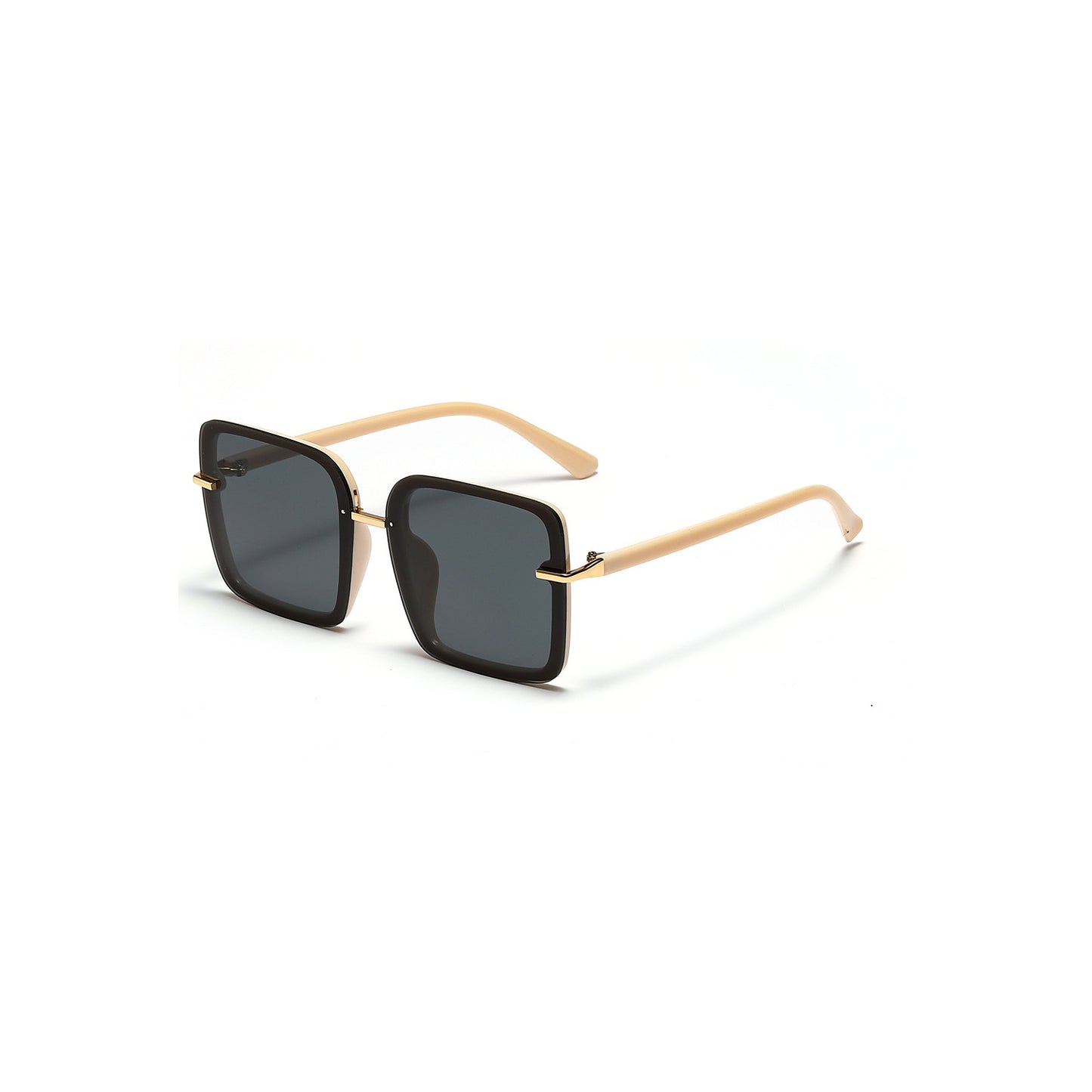 Damen quadratische Sonnenbrille mit elegantem Rahmen und UV-Schutz Brehn