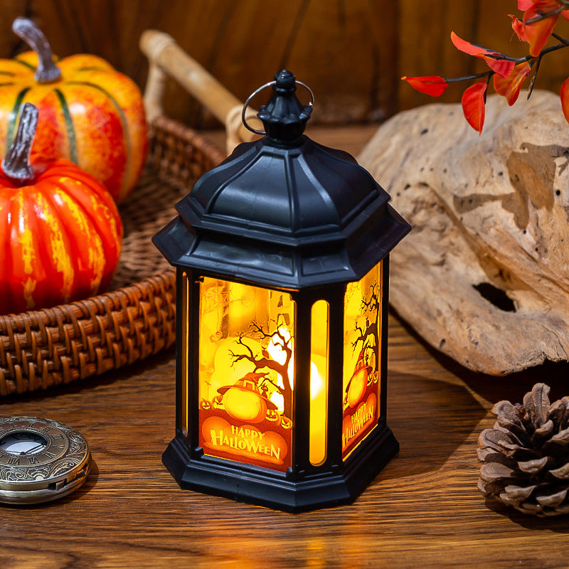 Gruselige Halloween Deko-Laterne