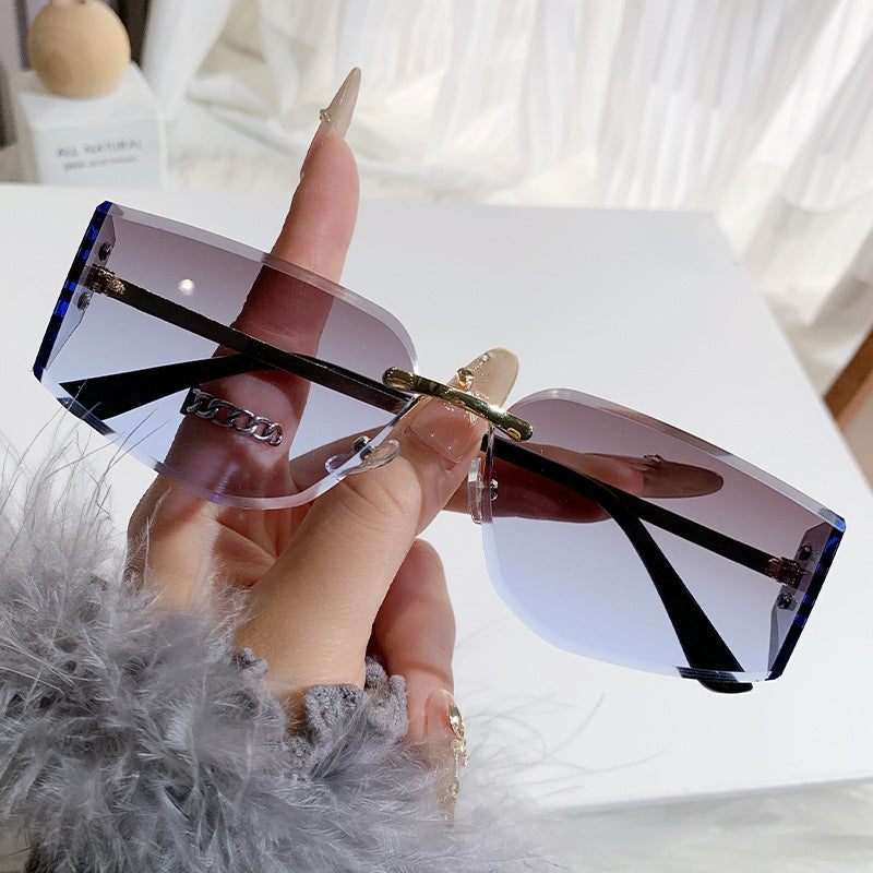 Damen elegante Sonnenbrille mit hochwertigem geometrischem Design Brehn