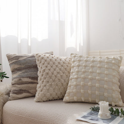 Kuschelkissen im Teddyfell-Stil Brehn