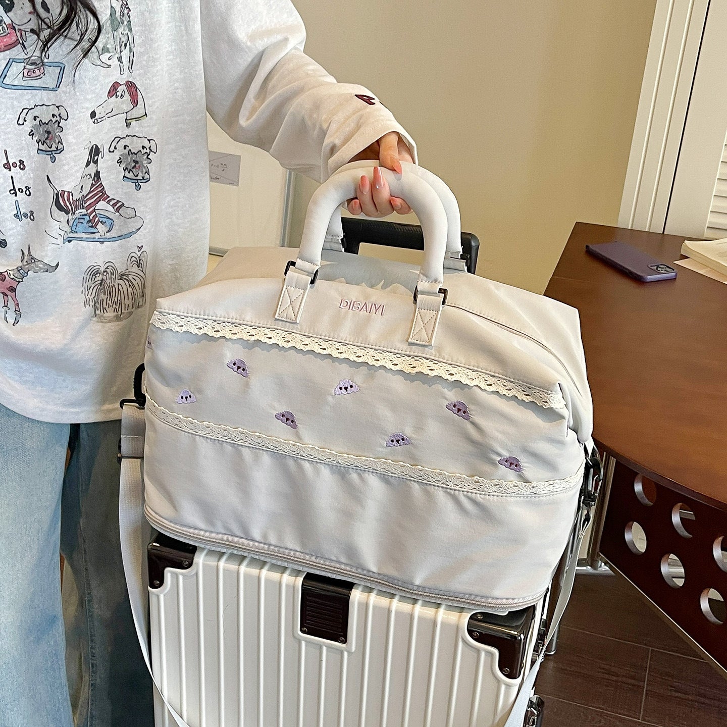 Mode Multi-Taschen Reise Duffle Brehn