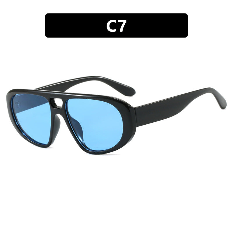 Damen sportliche Sonnenbrille mit breitem strapazierfähigem Rahmen und polarisierten Gläsern Brehn