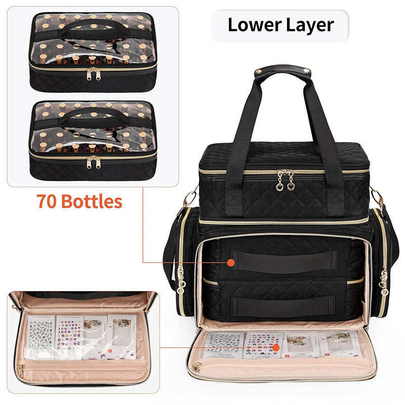 Elegante Quilted Aufbewahrungstasche Brehn