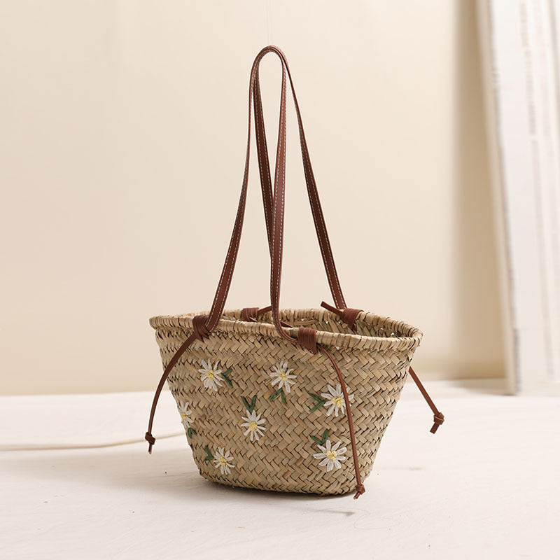 Damen Korbtasche mit floralem Design Brehn