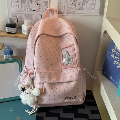 Stylischer gepunkteter Rucksack Brehn