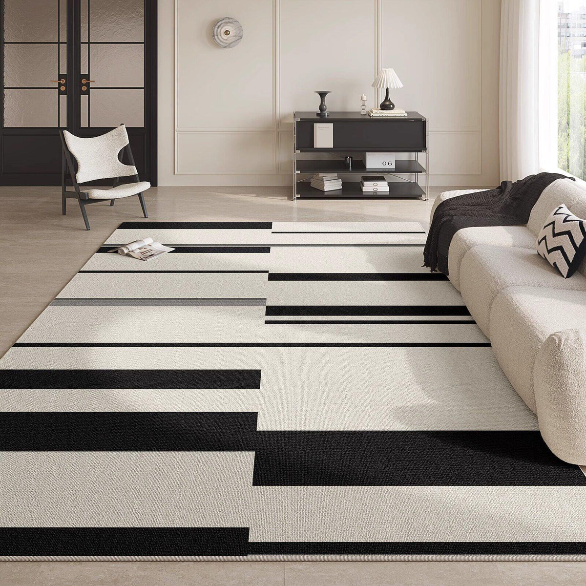Modern geometrischer Teppich