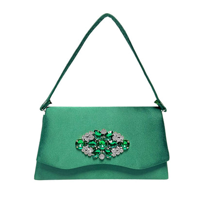 Elegante abendliche Handtasche mit Strasssteinen