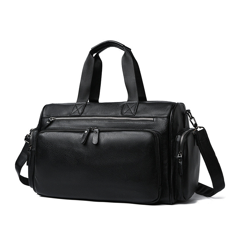 Premium Leder Wochenende Duffle Tasche Brehn