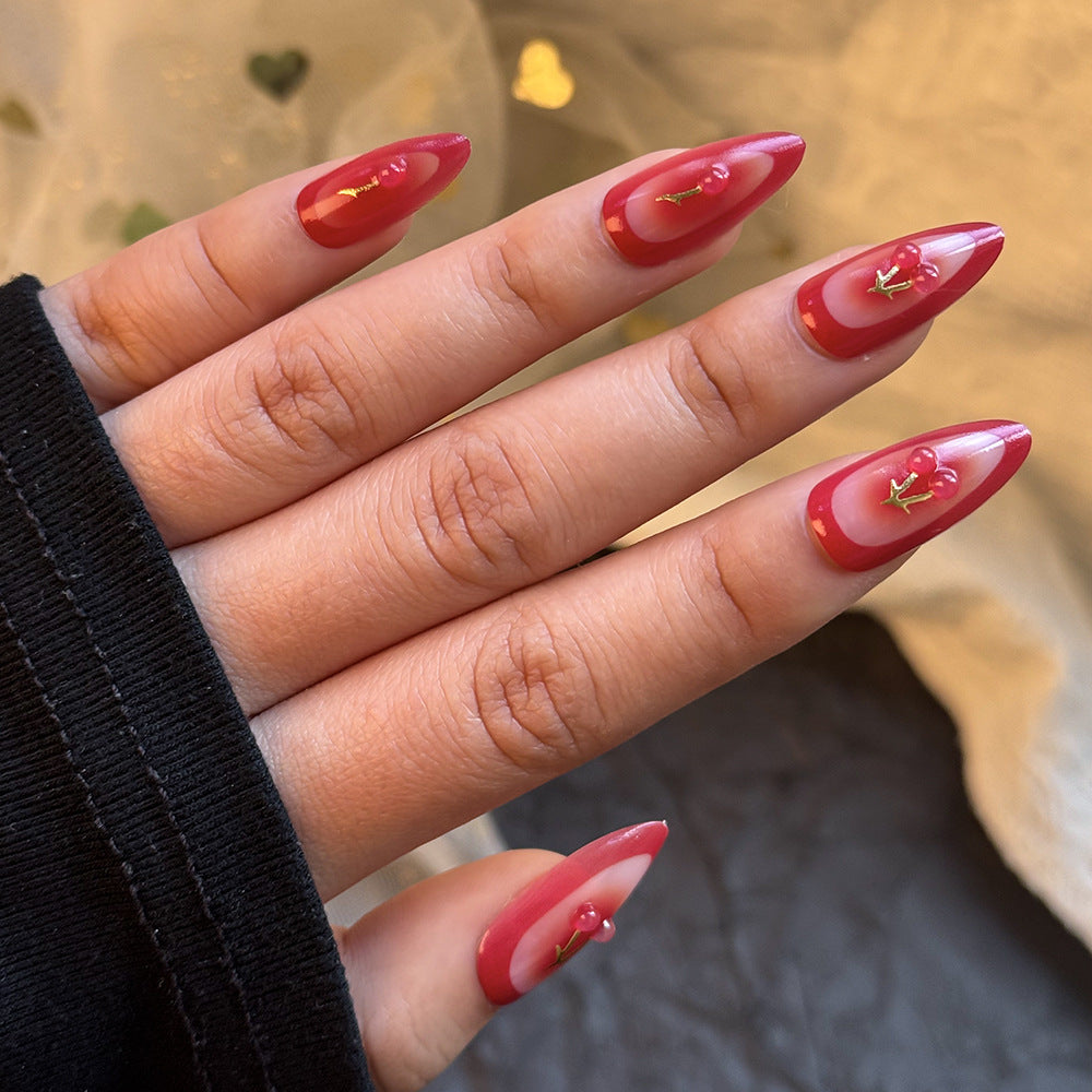 Premium Dekorativer Druck-On-Nagelset Brehn