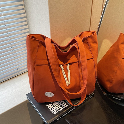 Lässige Canvas Tote Bag Brehn mit mehreren Taschen
