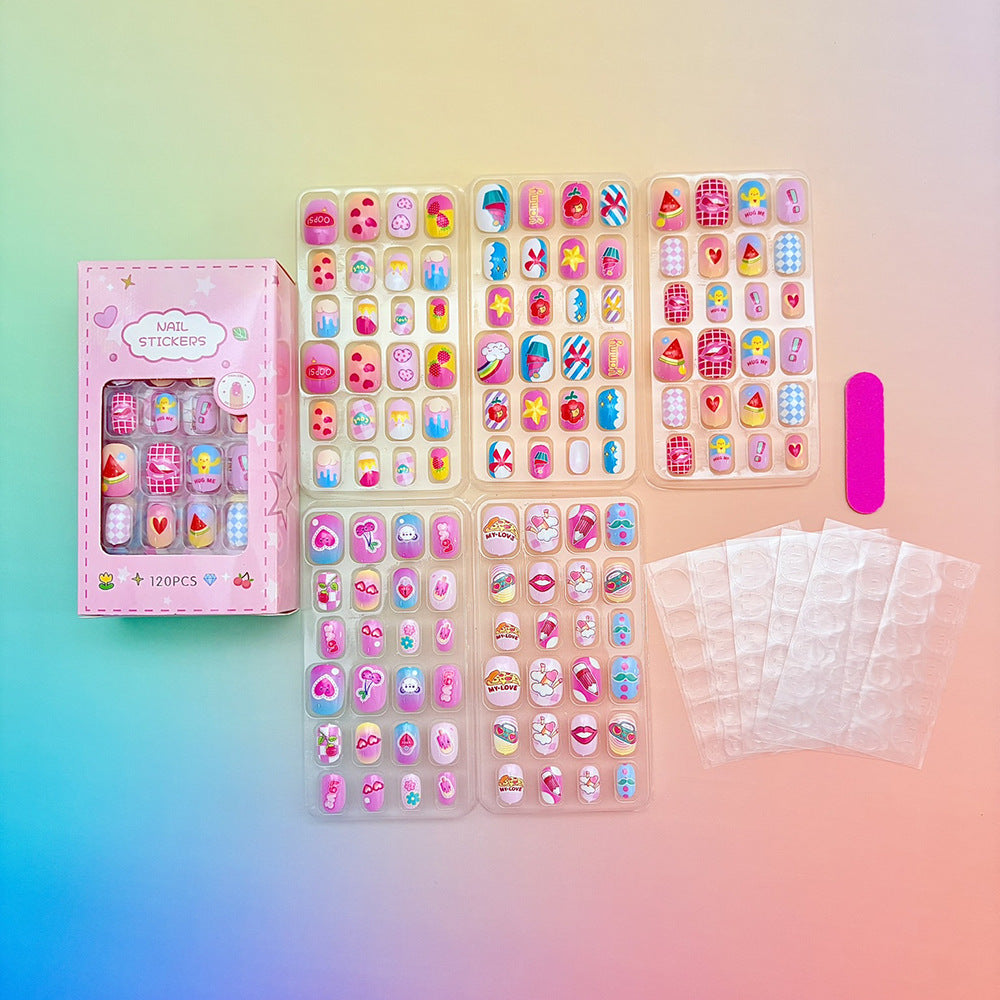Kreatives Cartoon Nagelkunst Aufkleber Set Brehn